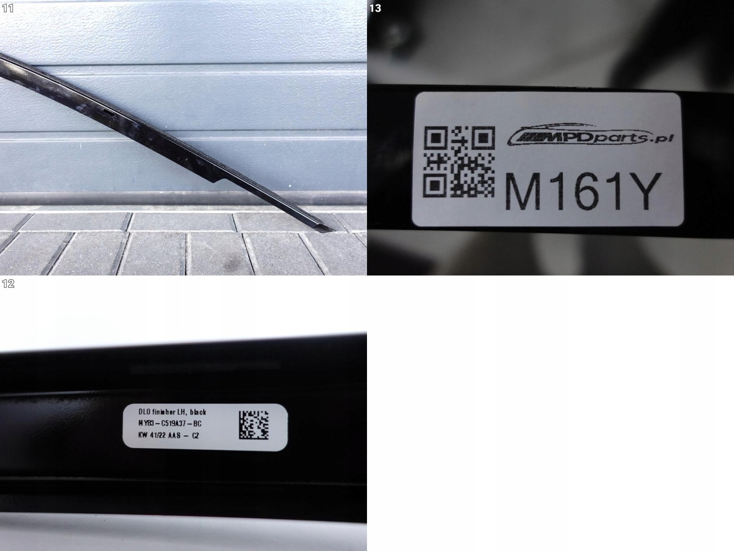 ASTON MARTIN DBX 707 DBX707 20- moulding cover DEKOR bodywork left