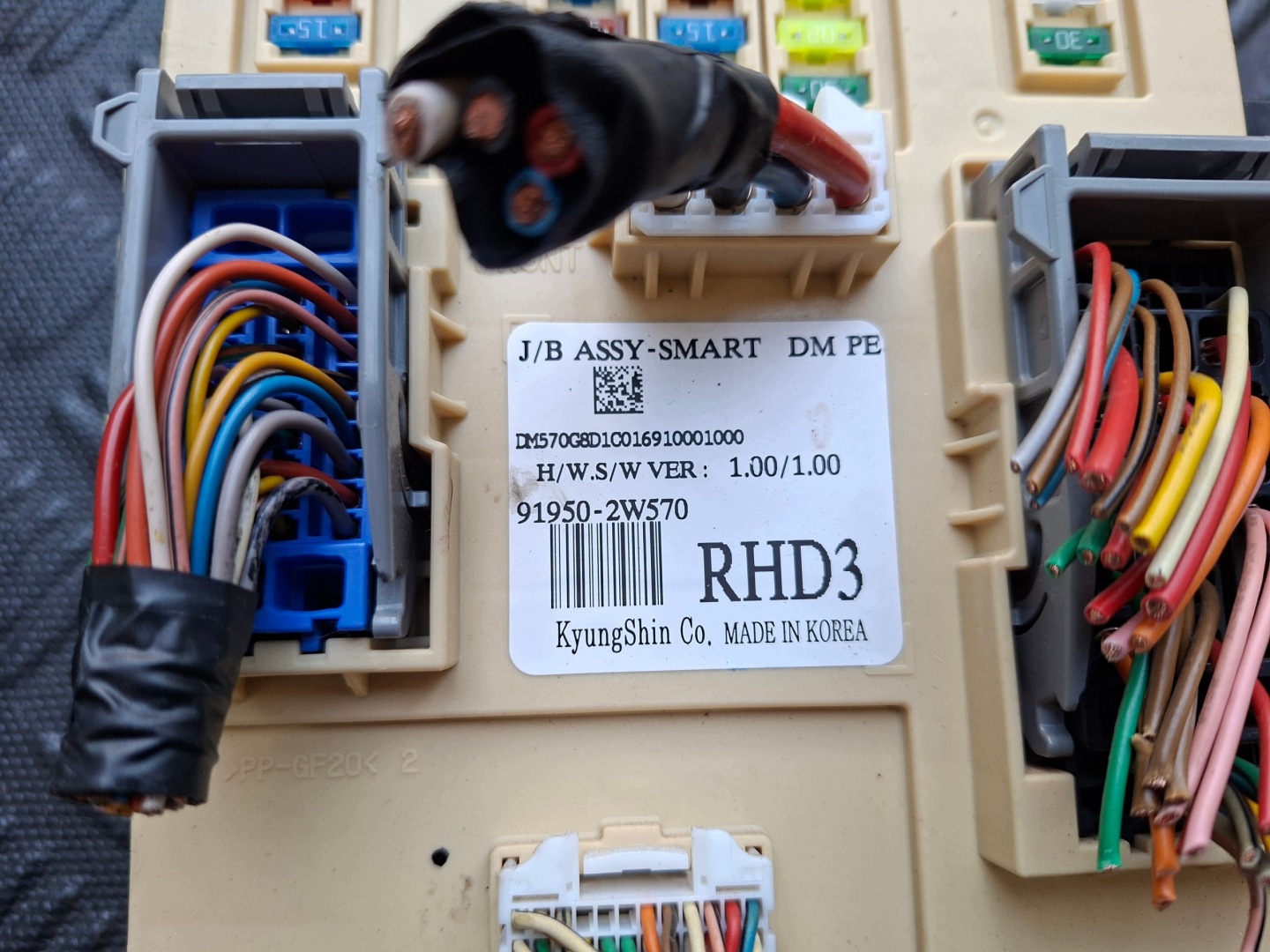 91950-2W570 module fuse box HYUNDAI SANTA FE 3 III 2.2 D CRDI