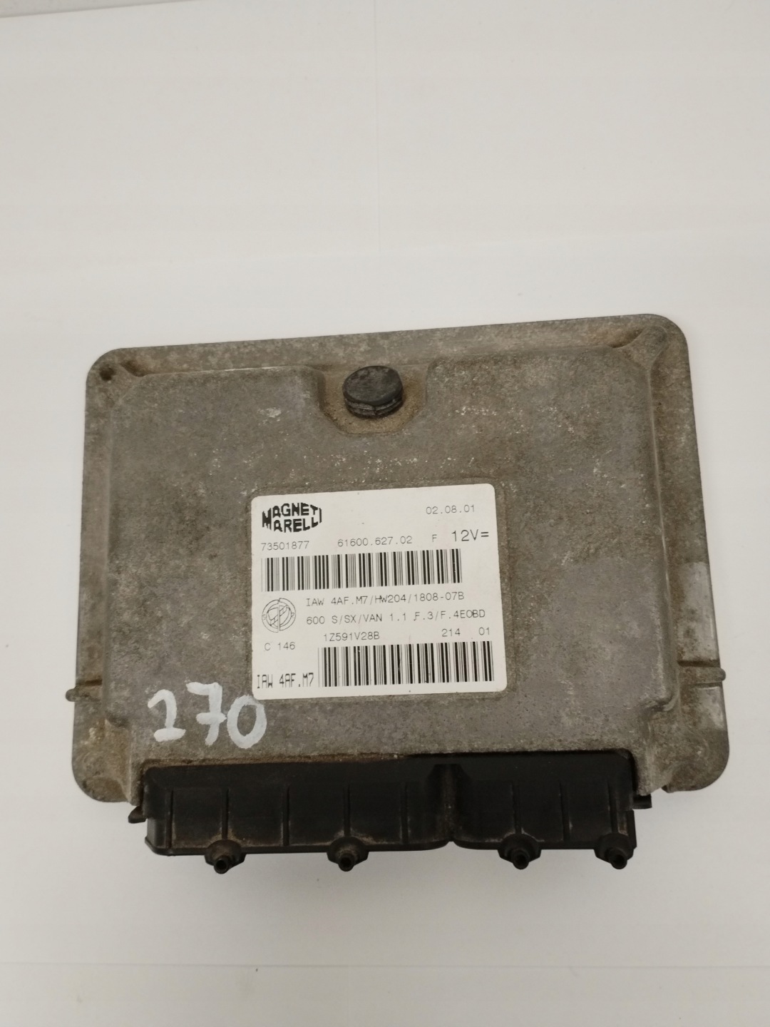 computer control unit of the engine Fiat Seicento IAW4AFM7