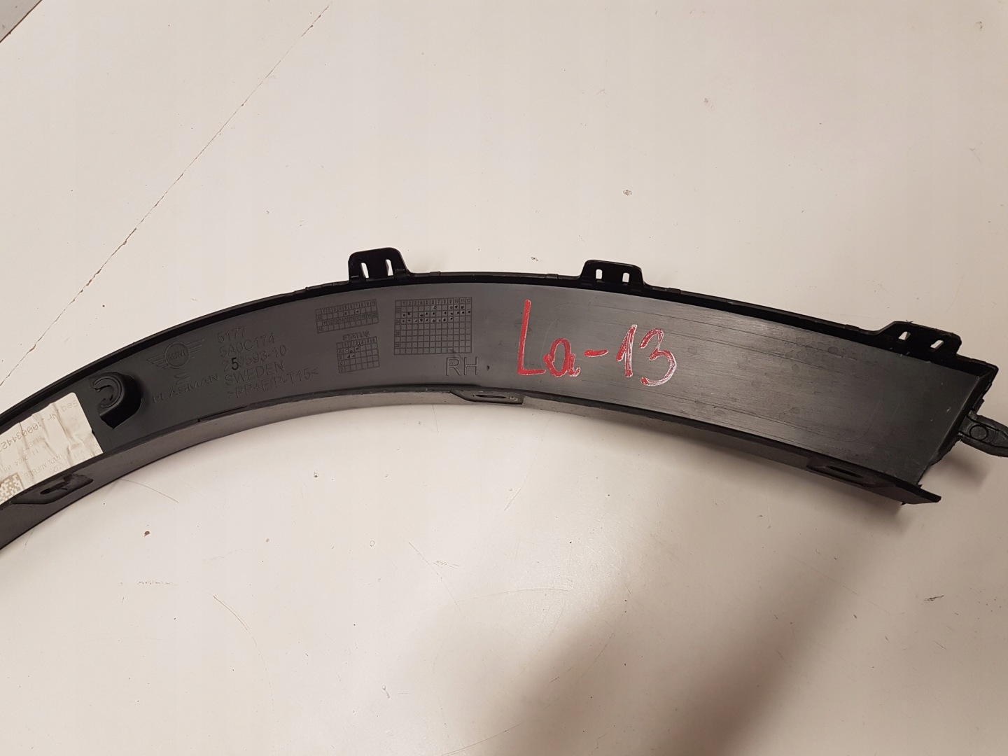 modanatura parafango Destra posteriore MINI COUNTRYMAN U25 5A0C174
