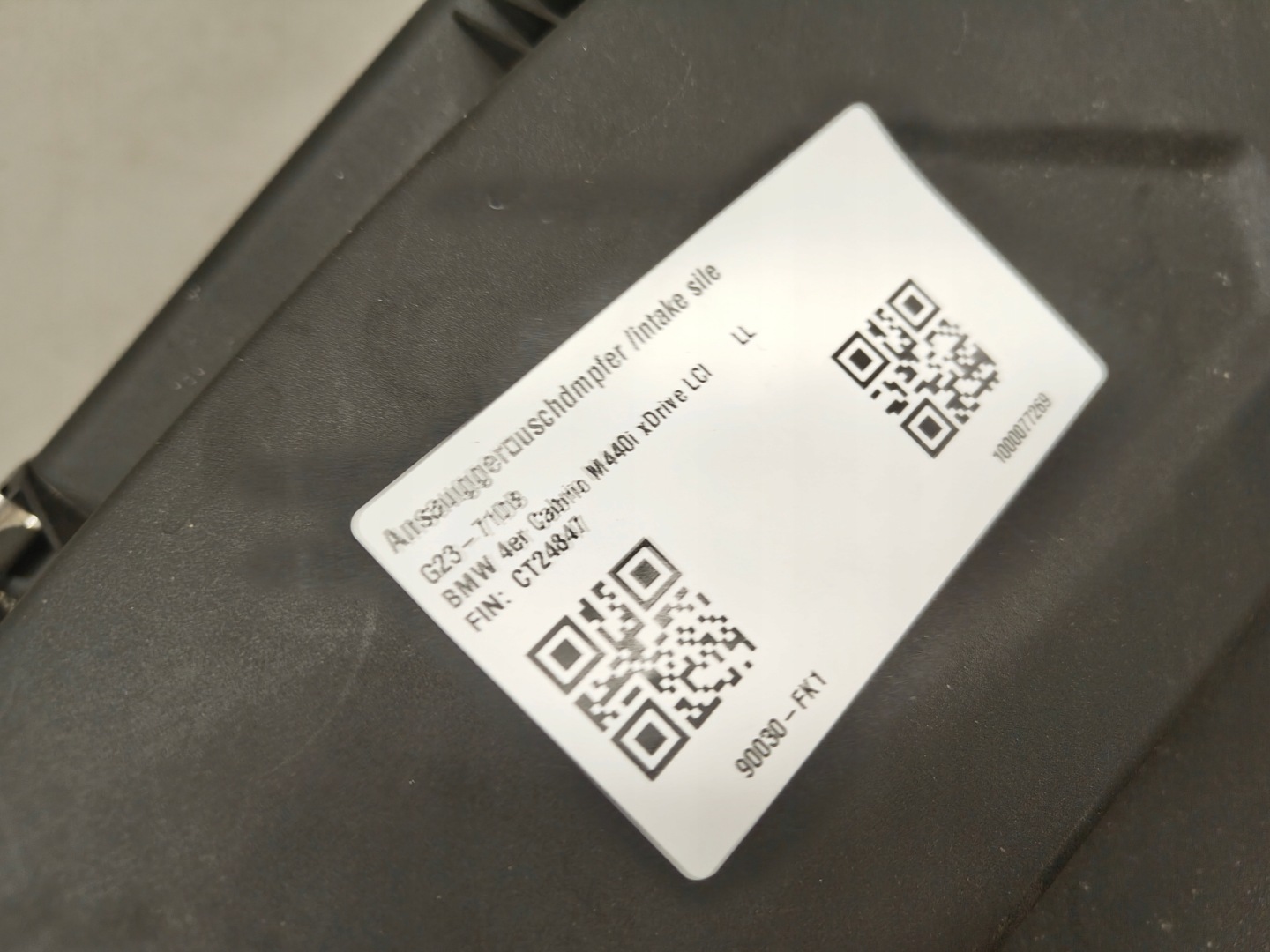 BMW 4 G22 Gehäuse filter luft 8635100