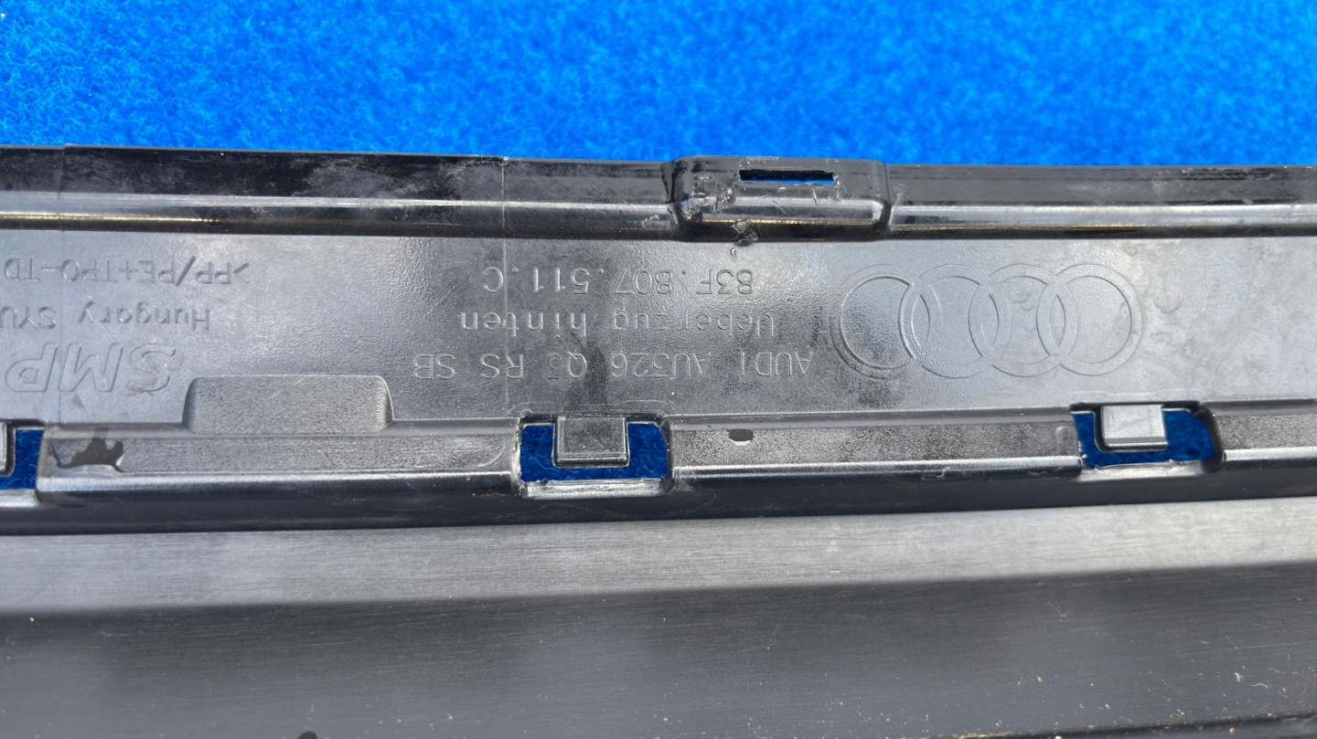AUDI RS Q3 83F bumper rear part rear 83F807511C SA119