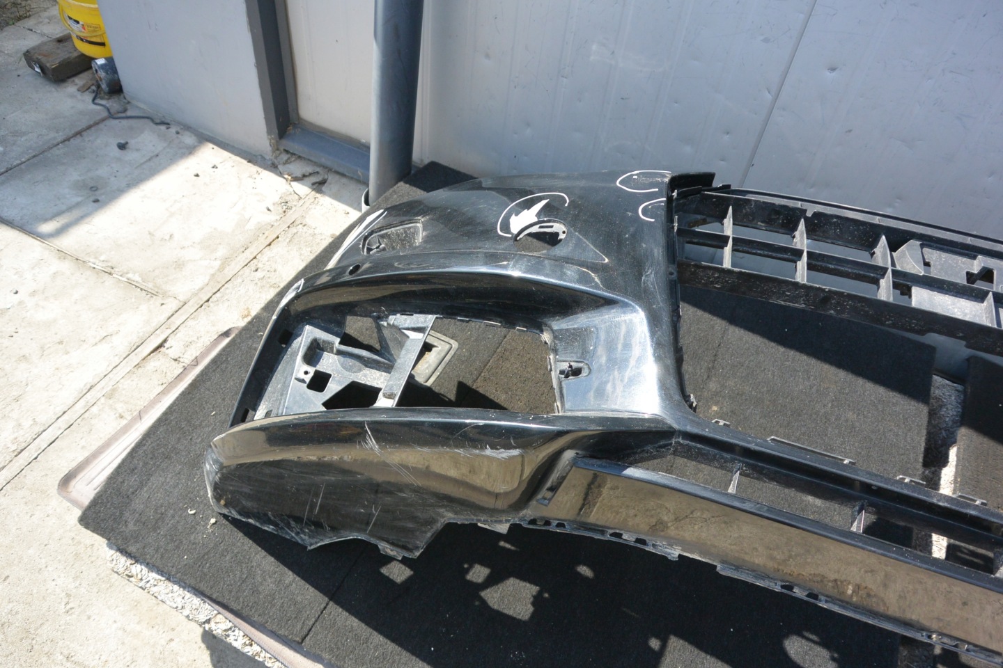 front bumper front PDC washers AUDI A6 C7 LIFT S-LINE