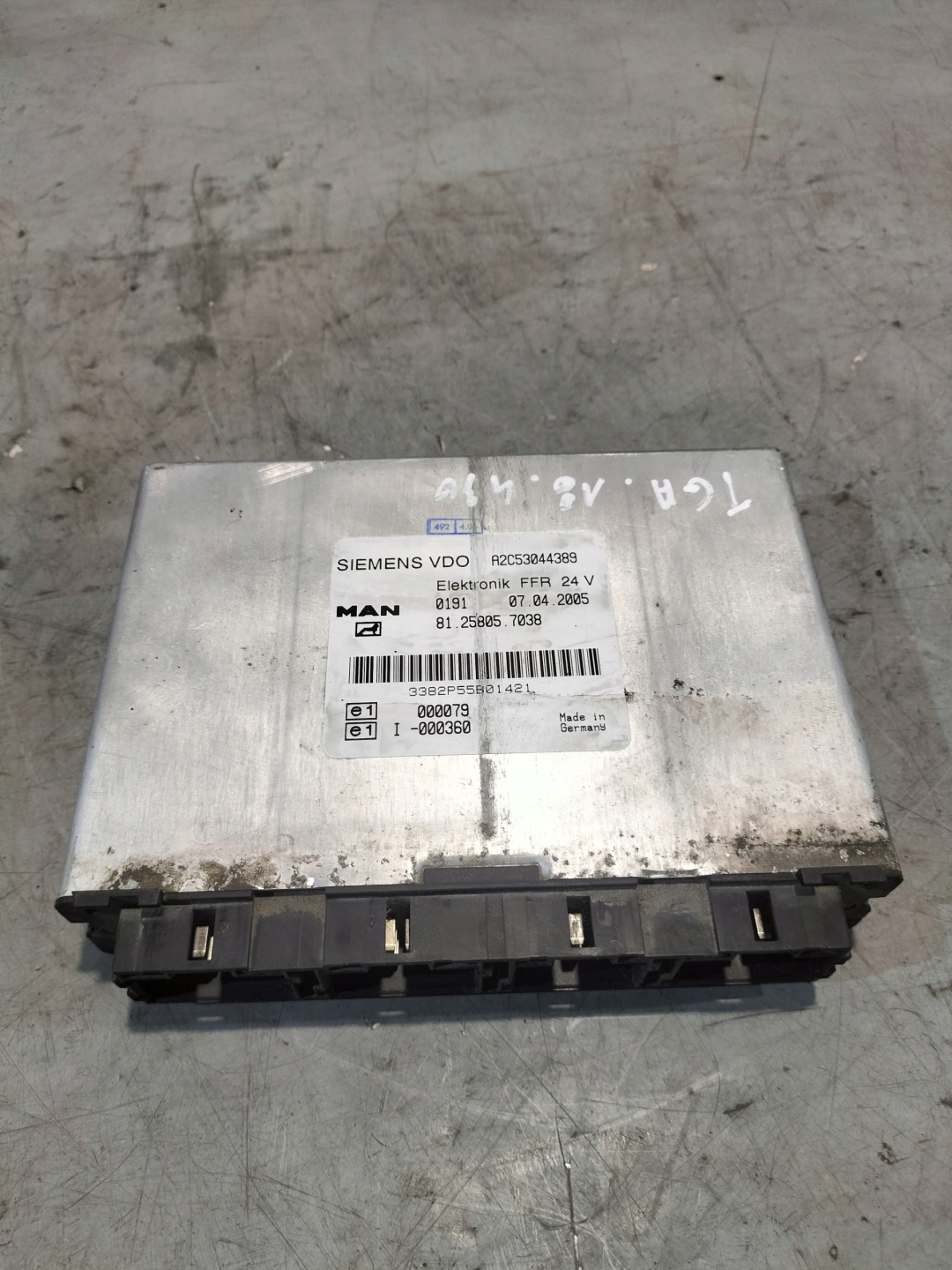 computer control unit FFR MAN TGA TGX 81258057038