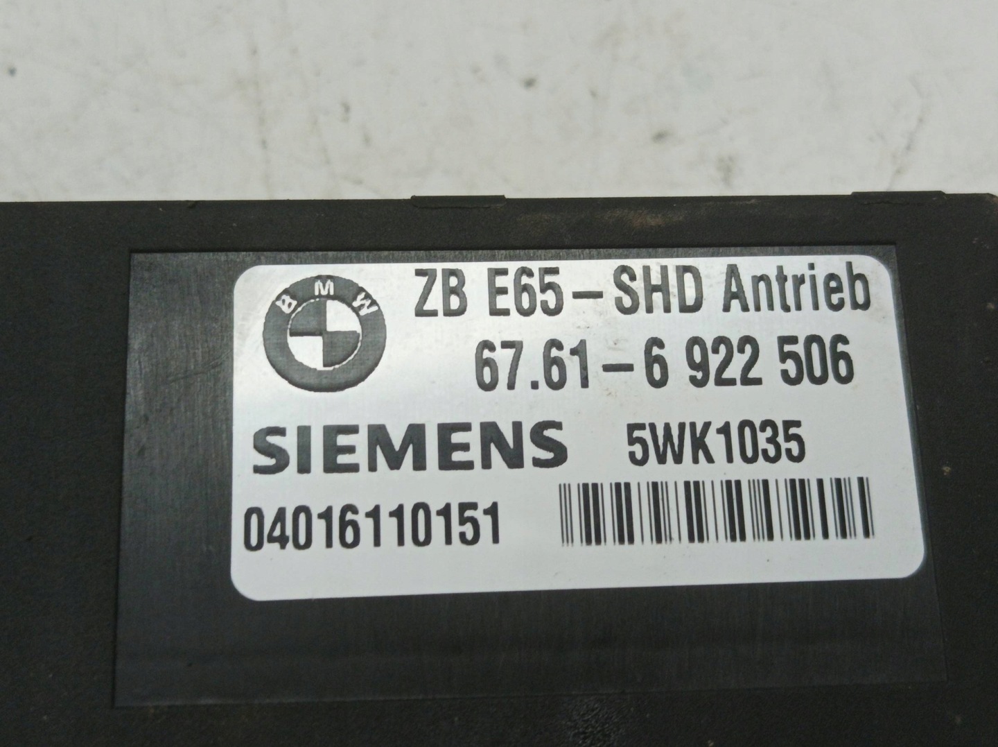 Motor Schiebedach 6922506 Bmw Seria 7 IV (2001-2008) E65/66/67/68