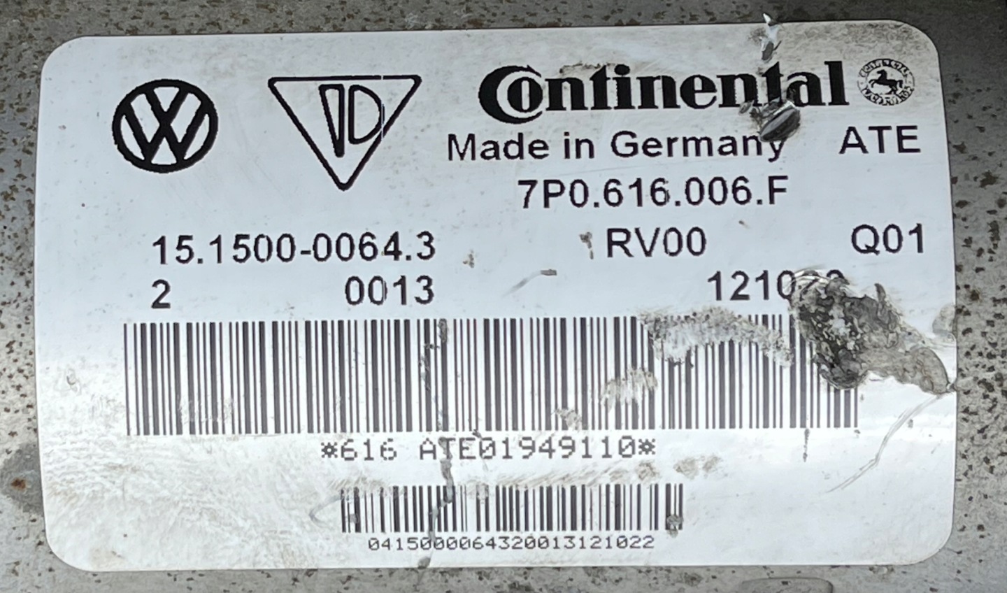 AUDI PORSCHE VW compressor; springing original 7P0616006F