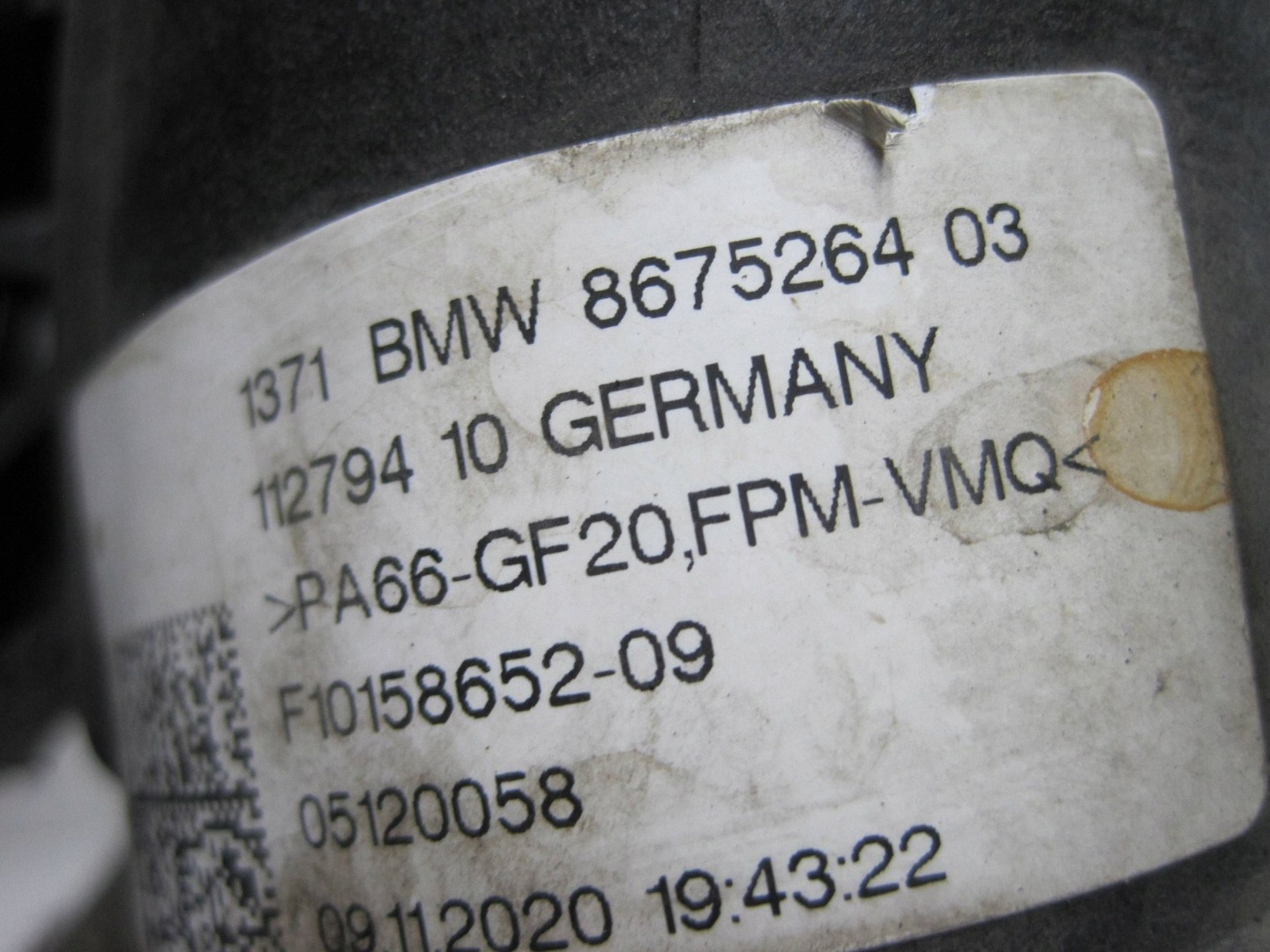 rohr intercooler BMW 1 F40 8675264