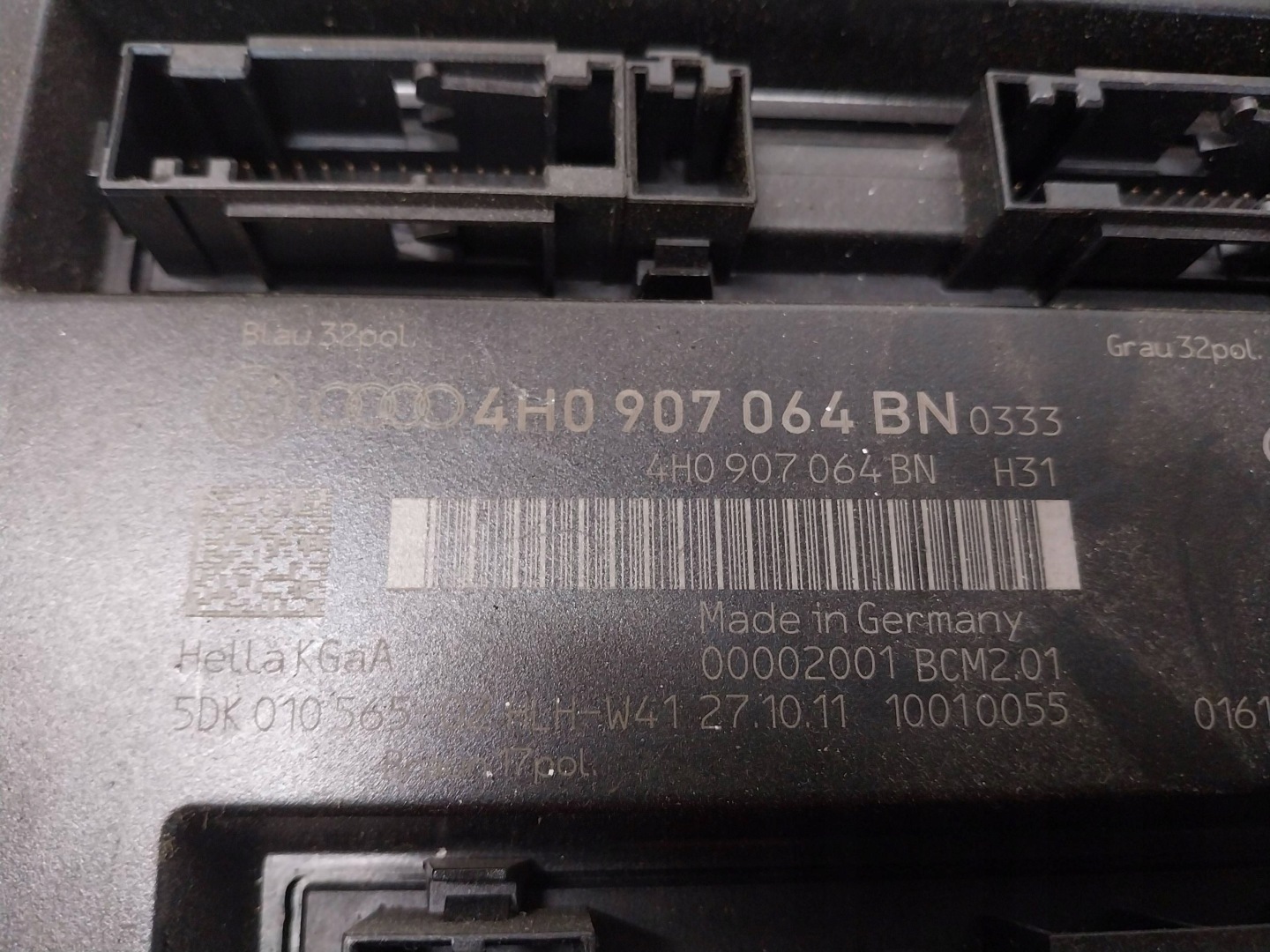 module control unit KOMFORTU 4H0907064BN AUDI A6 A7 4G A8 D4