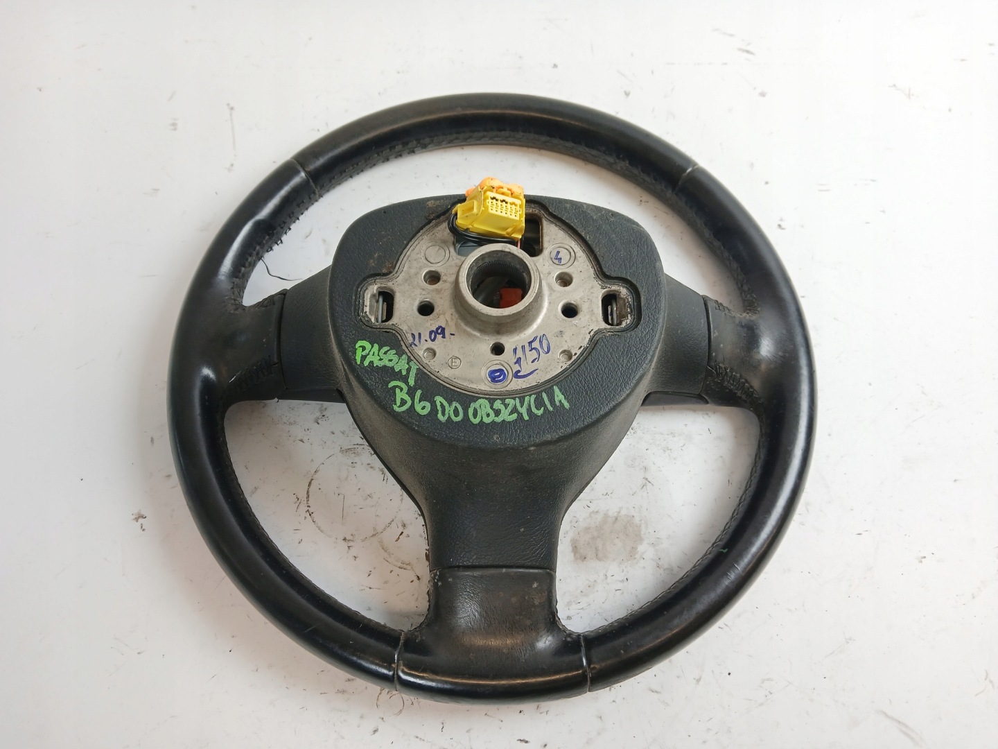 VW PASSAT B6 steering wheel, leather leather MULTIFUNKCJA DO trim