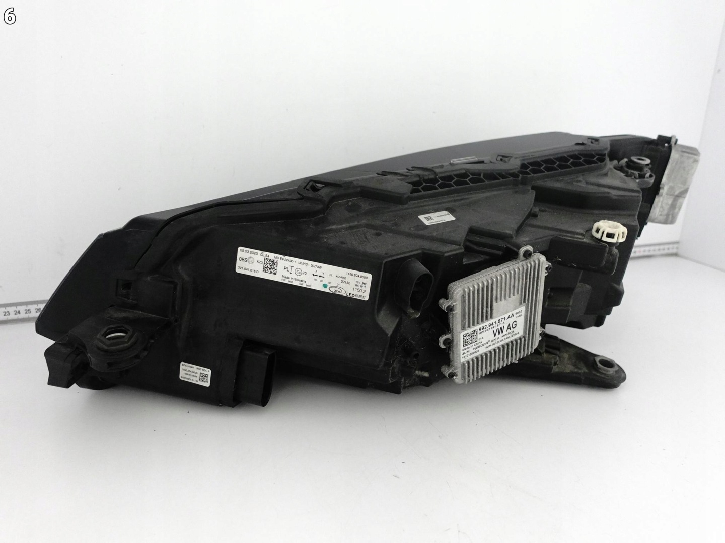 SKODA SUPERB 3V1 LIFT 19-24 light FULL LED CRYSTAL LIGHTING HIGH right EU