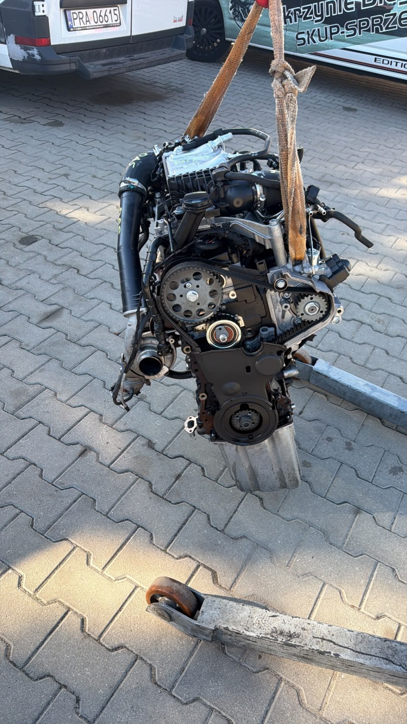 engine complete VW CRAFTER 2,0 TDI DAS rear part NAPED 140TYS KM