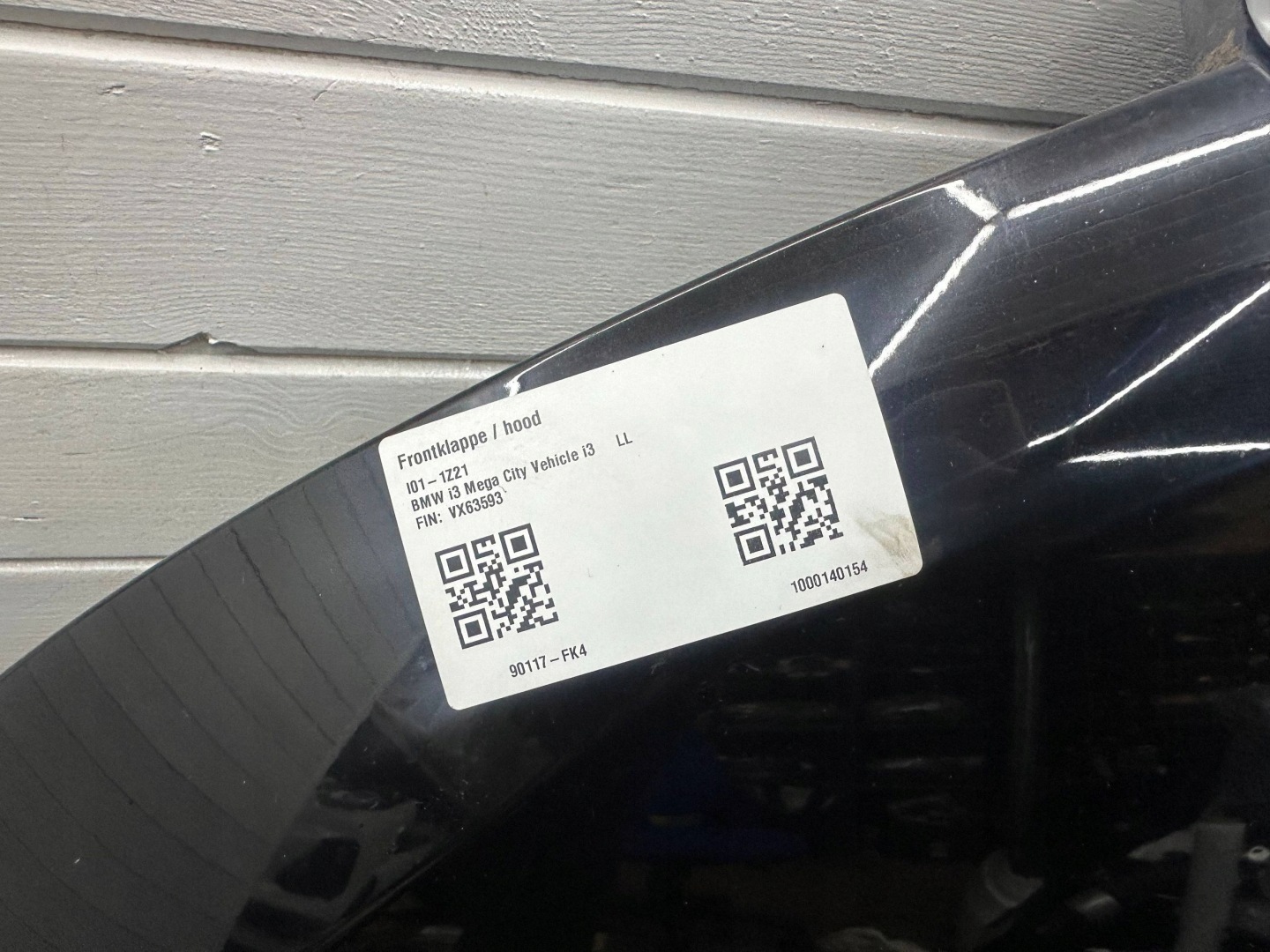 capot BMW i3 aile pare choc complet USA