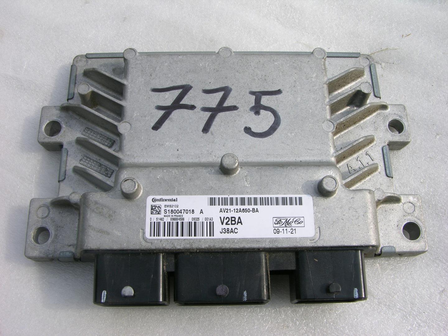 FORD FIESTA MK7 1.25 petrol control unit of the engine