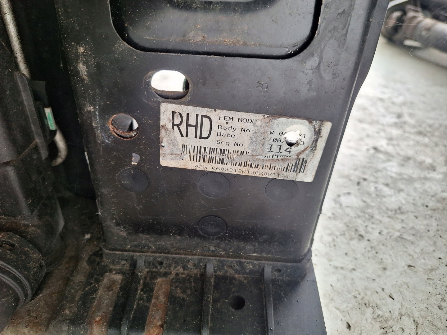 KIA CEED II 12-15 support panel for radiators CRDI