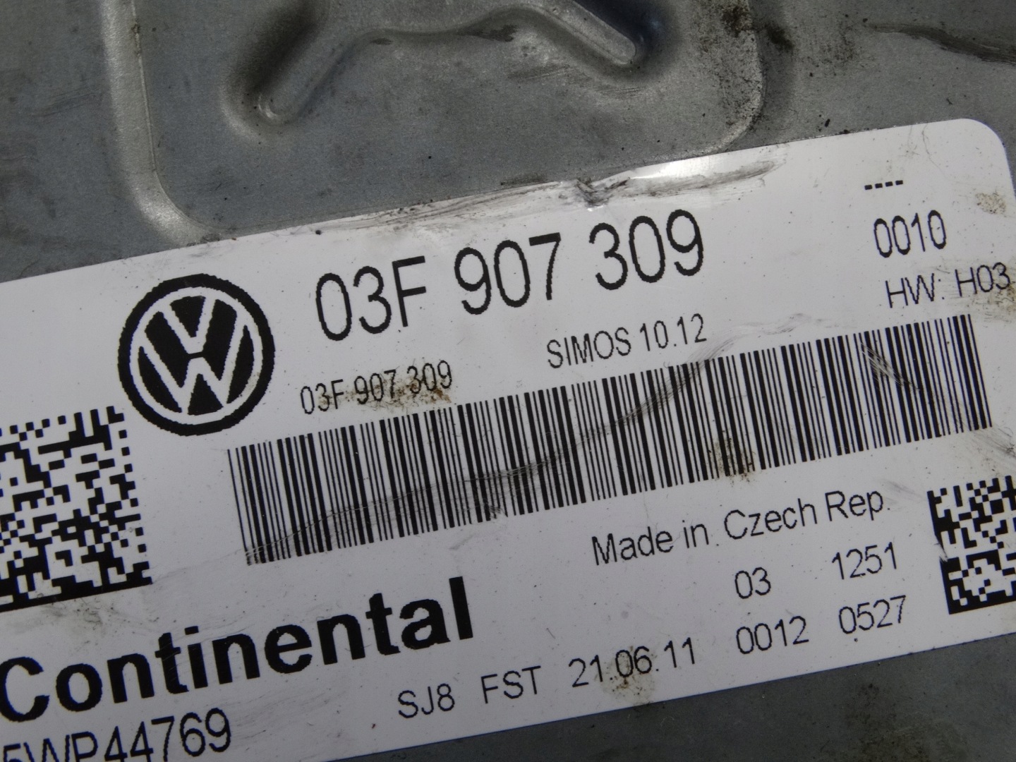 running board STARTOWY VW GOLF VI 1.2 TSI 77KW 2011r.