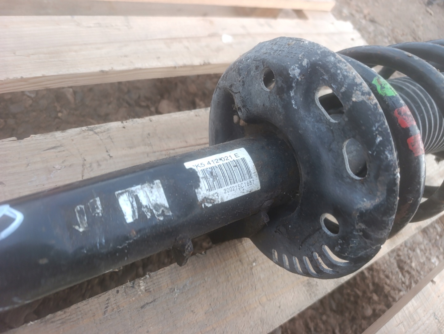 MACPHERSON shock absorber right front front VOLKSWAGEN CADDY 2K5412021E
