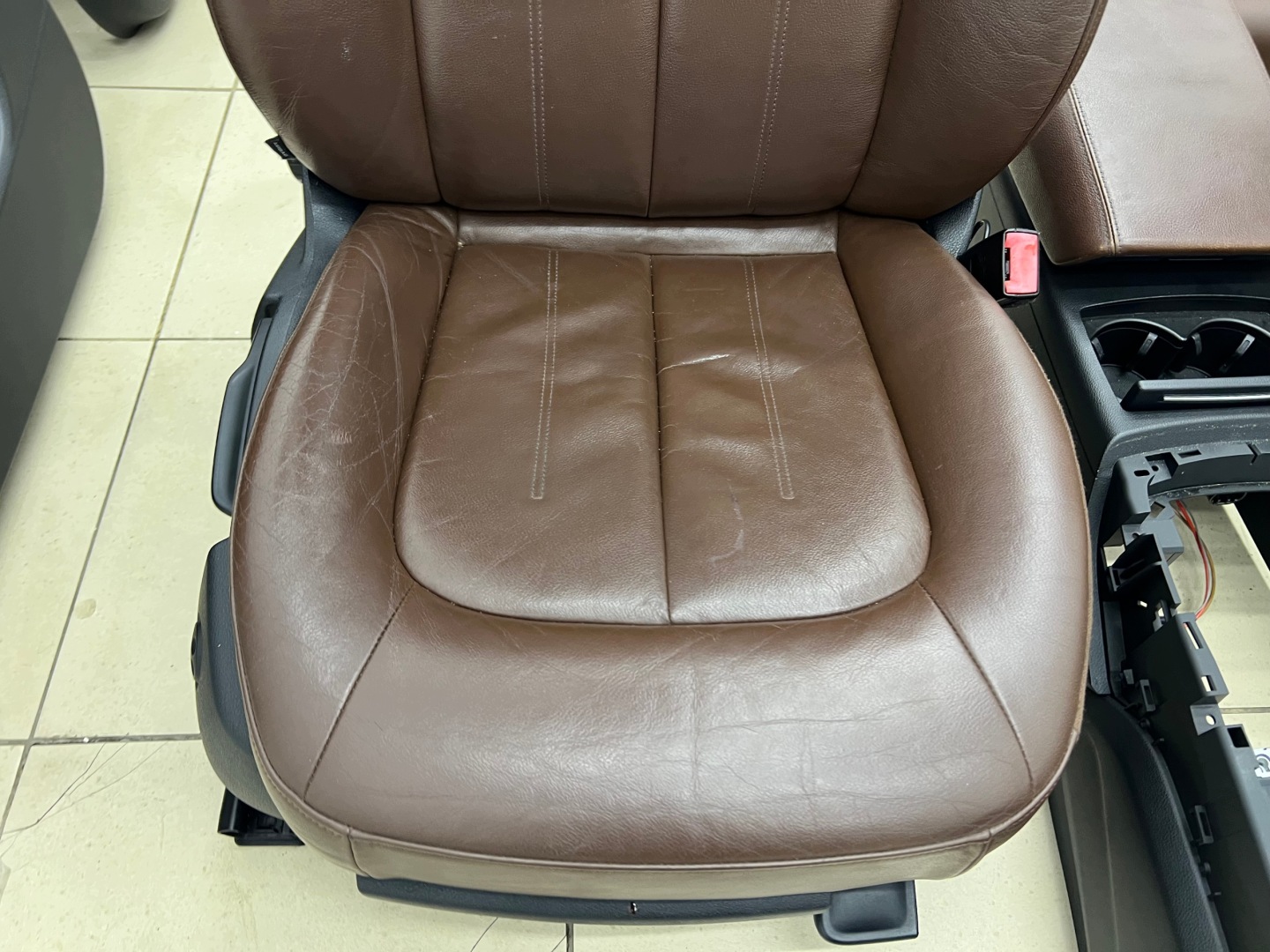AUDI A7 C7 4G 10-14 seats side KOMPLET leather BRAZOWE GRZANE