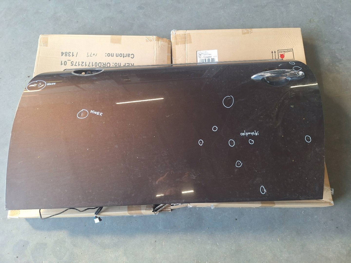 door unprotected left front MINI CLUBMAN R55 A88/8