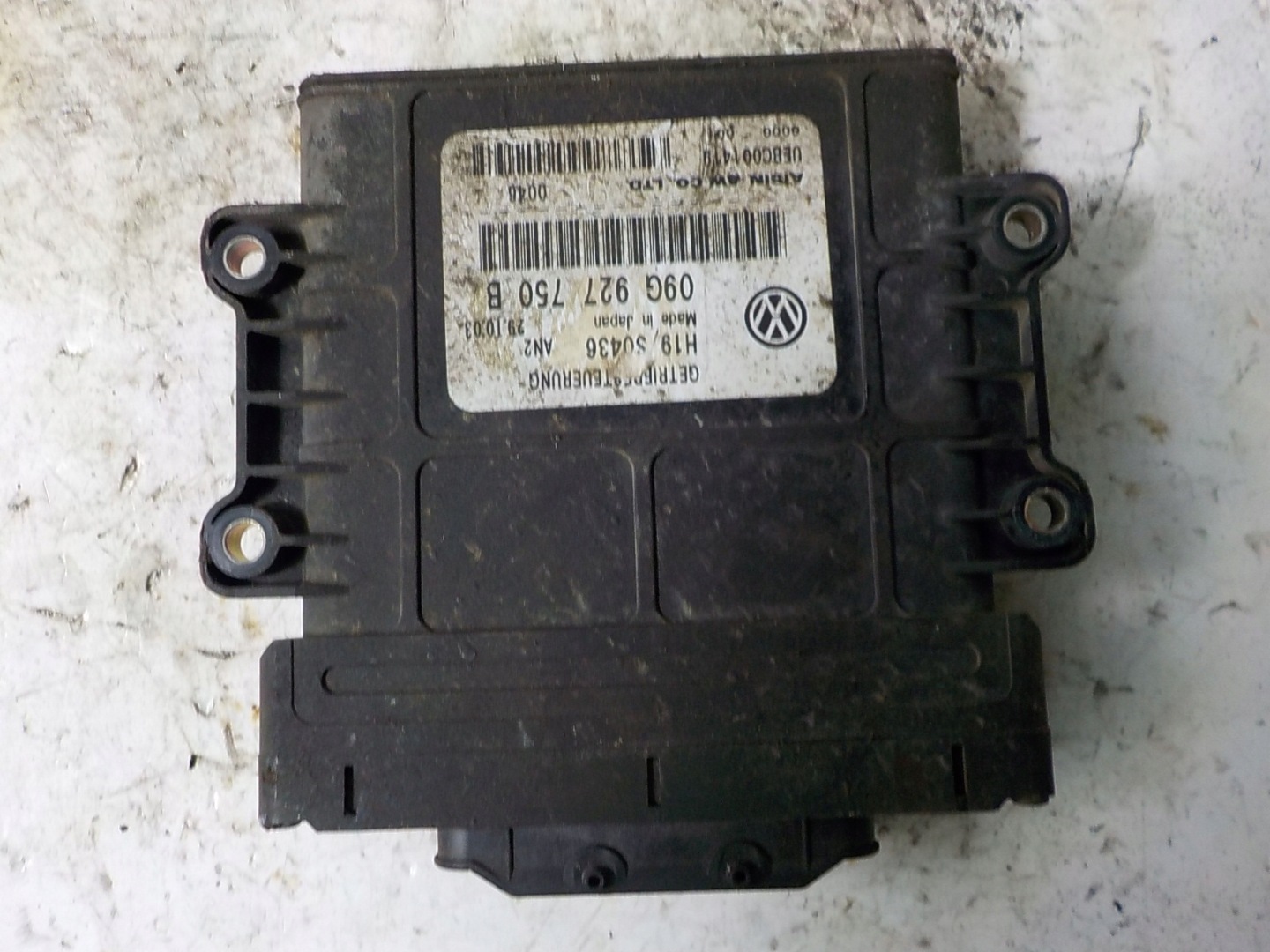 AUDI A3 II 8P computer control unit gearboxes 09G927750B