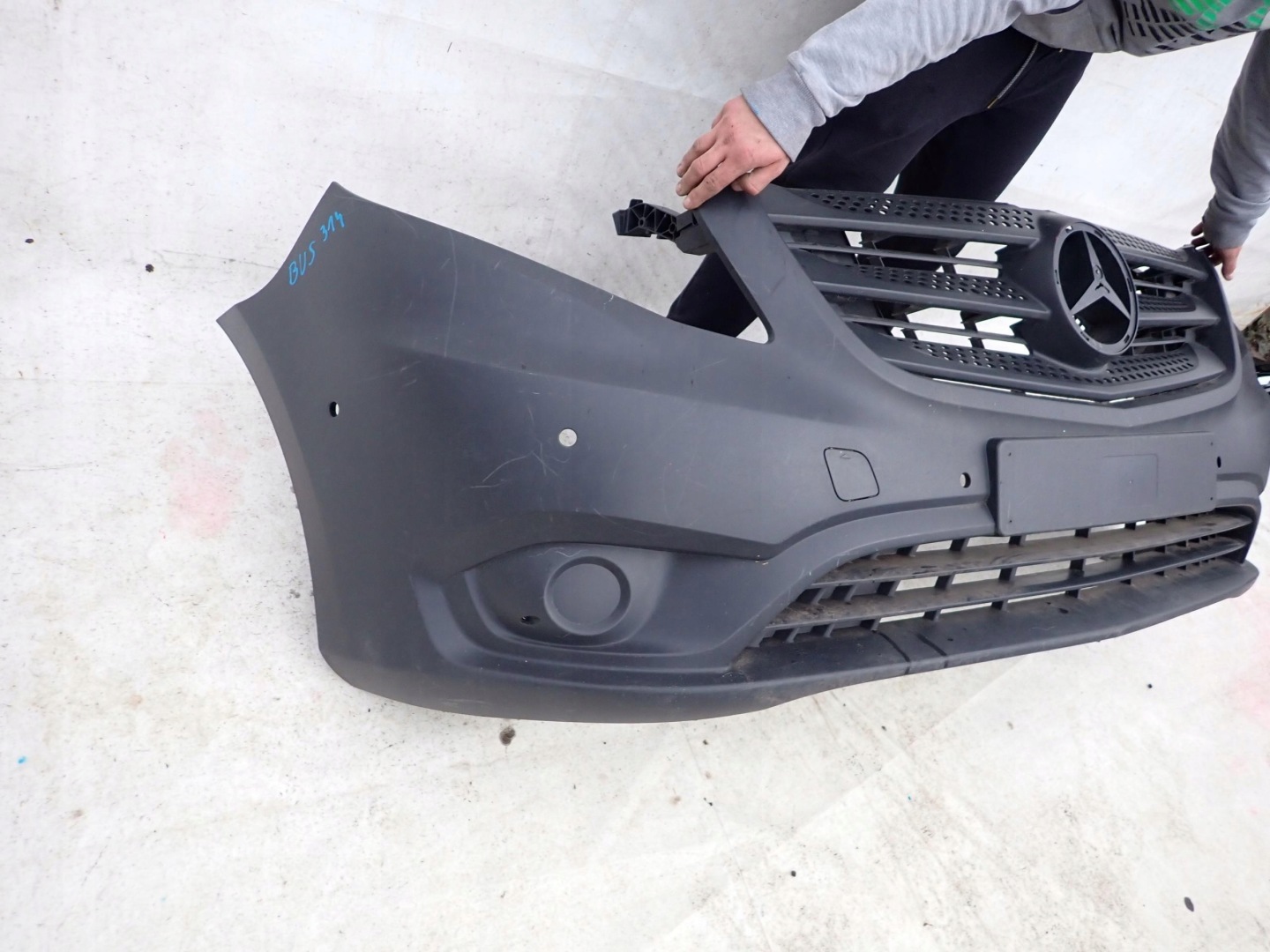 MERCEDES VITO III W447 14- bumper front front PDC