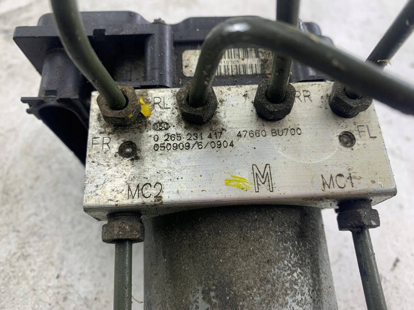 NISSAN ALMERA TINO pumpe ABS bremsen 47660BU700 0265800331