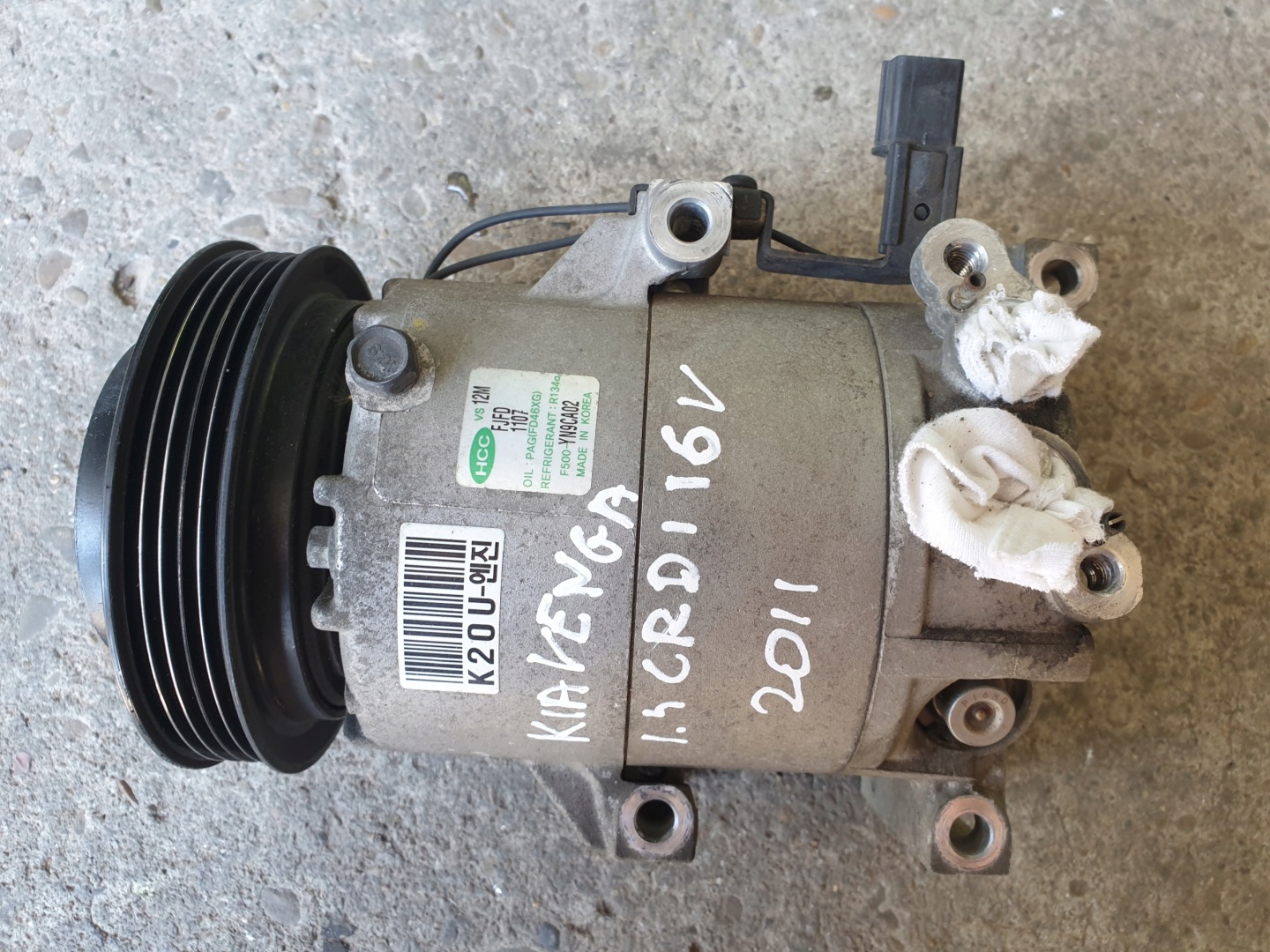 compressor KLIMY HYUNDAI KIA 2009- F500-YN9CA02 1.4 CRDI
