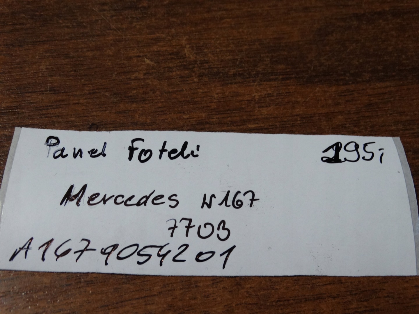 IDEALNY PANEL Sièges MERCEDES W167 1 5
