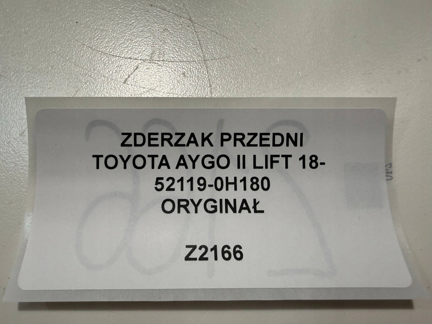 front bumper TOYOTA AYGO II LIFT 18- original