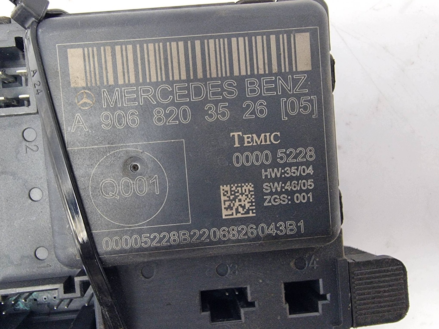 module vitres A9068203526 MERCEDES SPRINTER W906