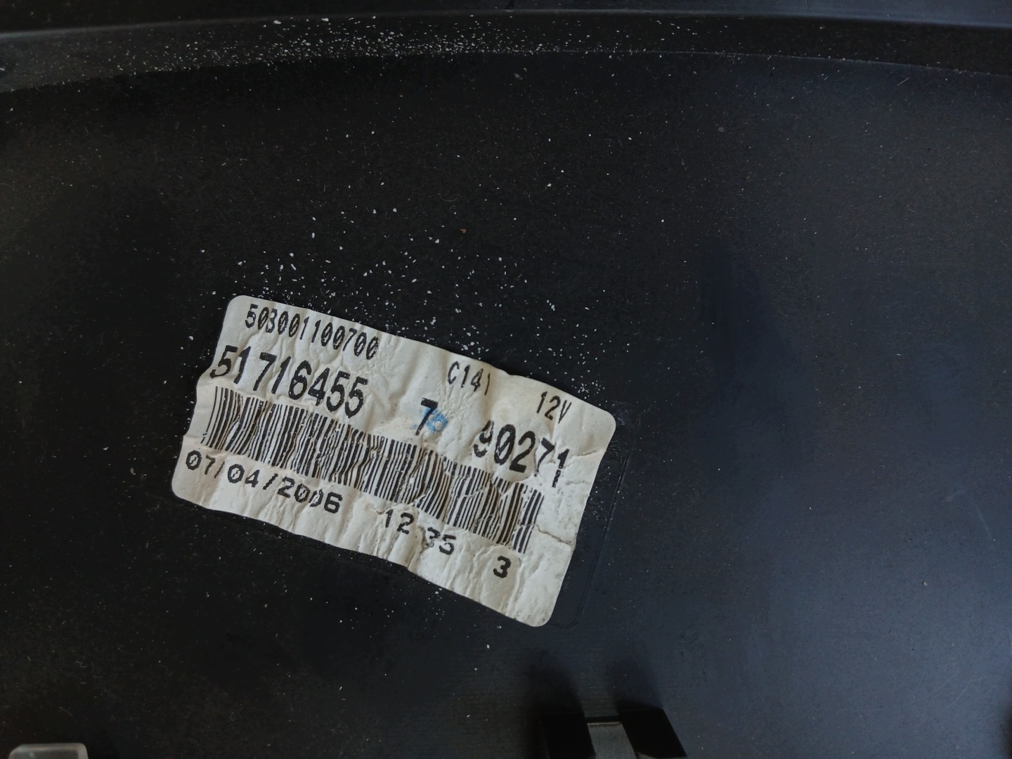 FIAT GRANDE PUNTO 1.3 JTD dials dials 51716455