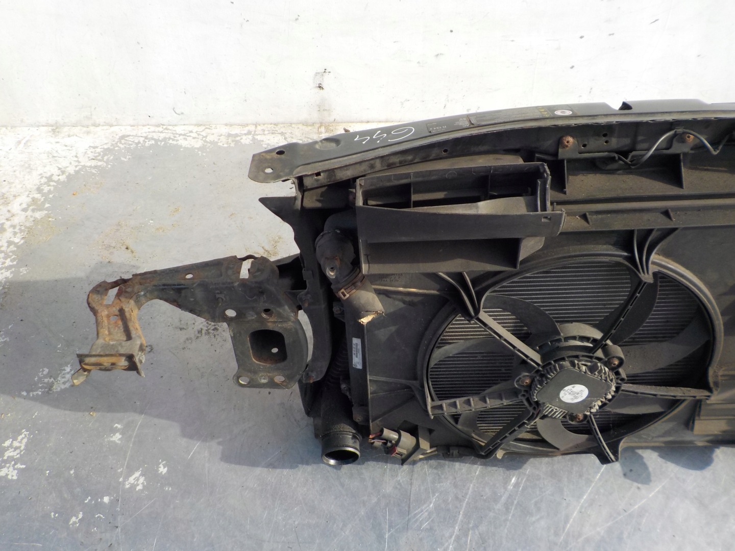 644 SKODA OCTAVIA II support panel for radiators sider radiator 2.0 TDI