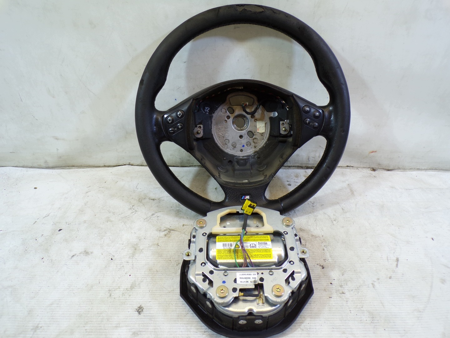 steering wheel, Z airbag BMW E46 m-packet leather MULTIFUNKCYJNA