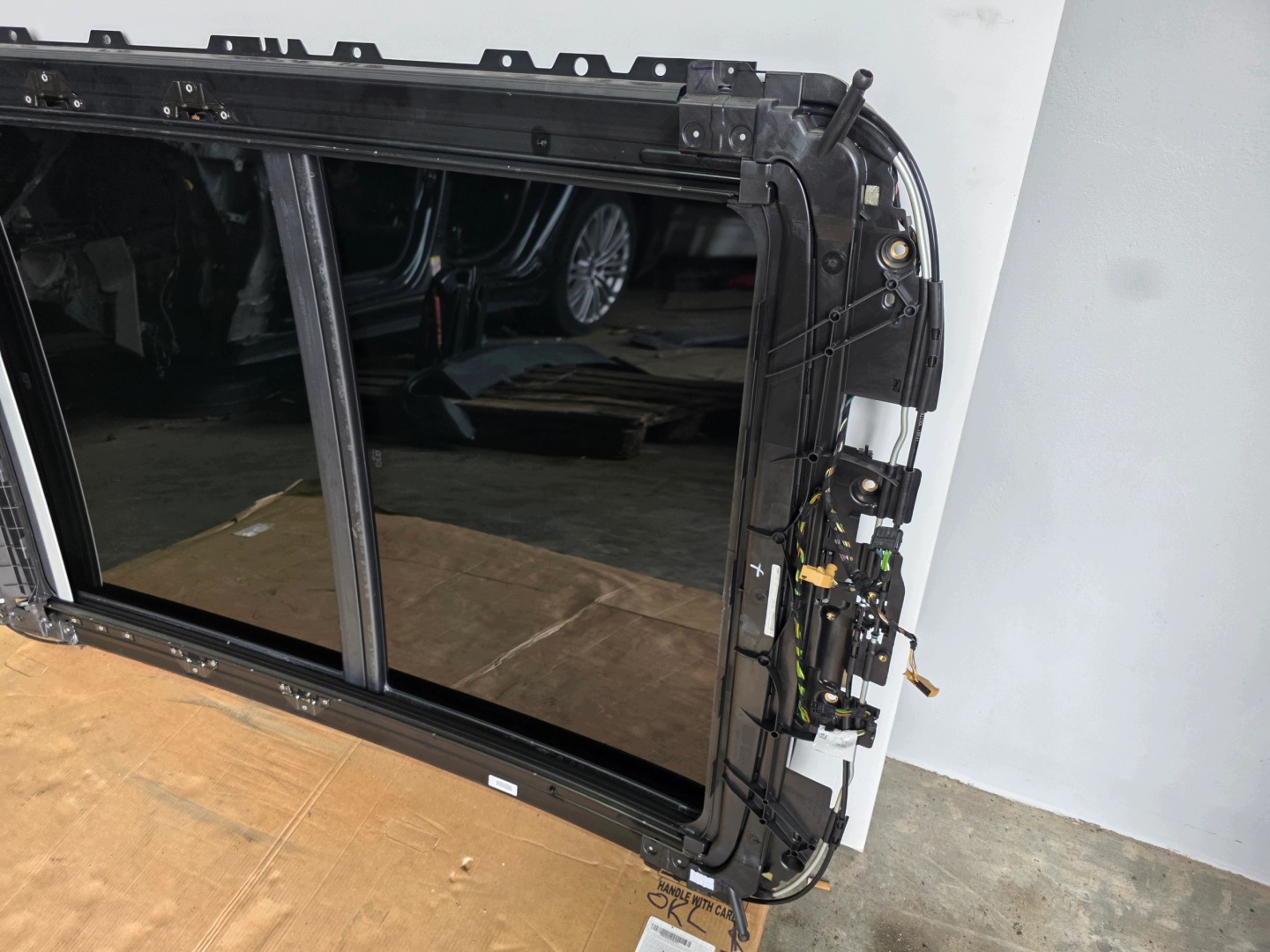 Schiebedach PANORAMA KOMPLET AUDI Q7 4M 4M0877041A 5L9 S-LINE