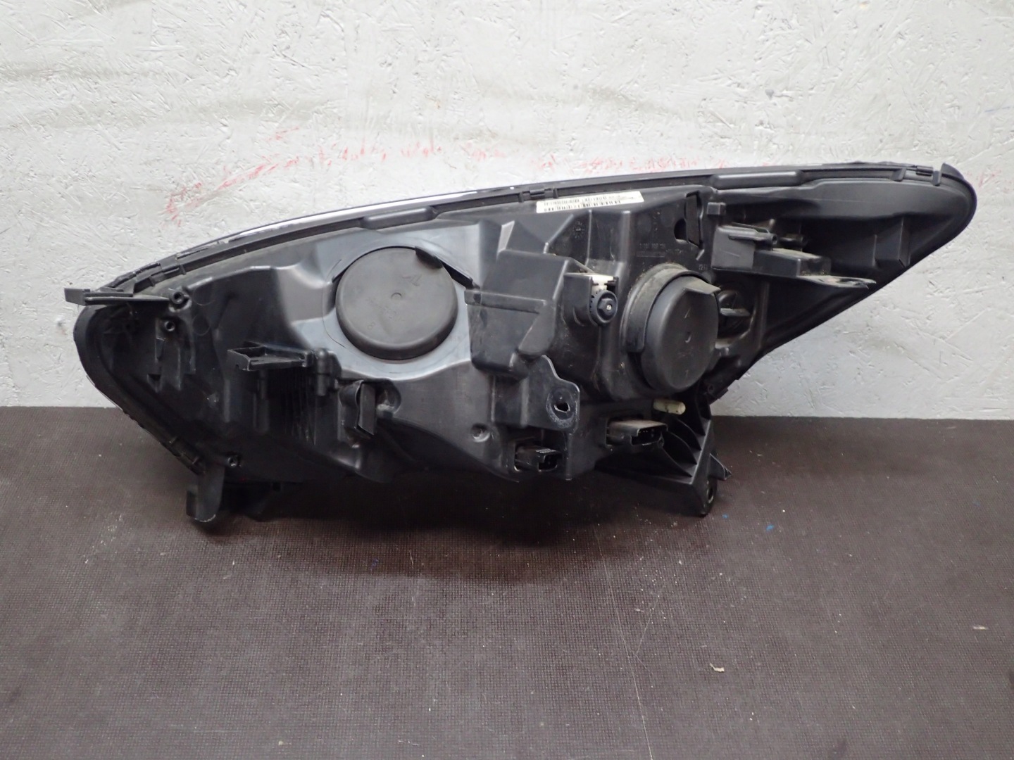 LIGHT FRONT RIGHT RENAULT CAPTUR LENS BLACK