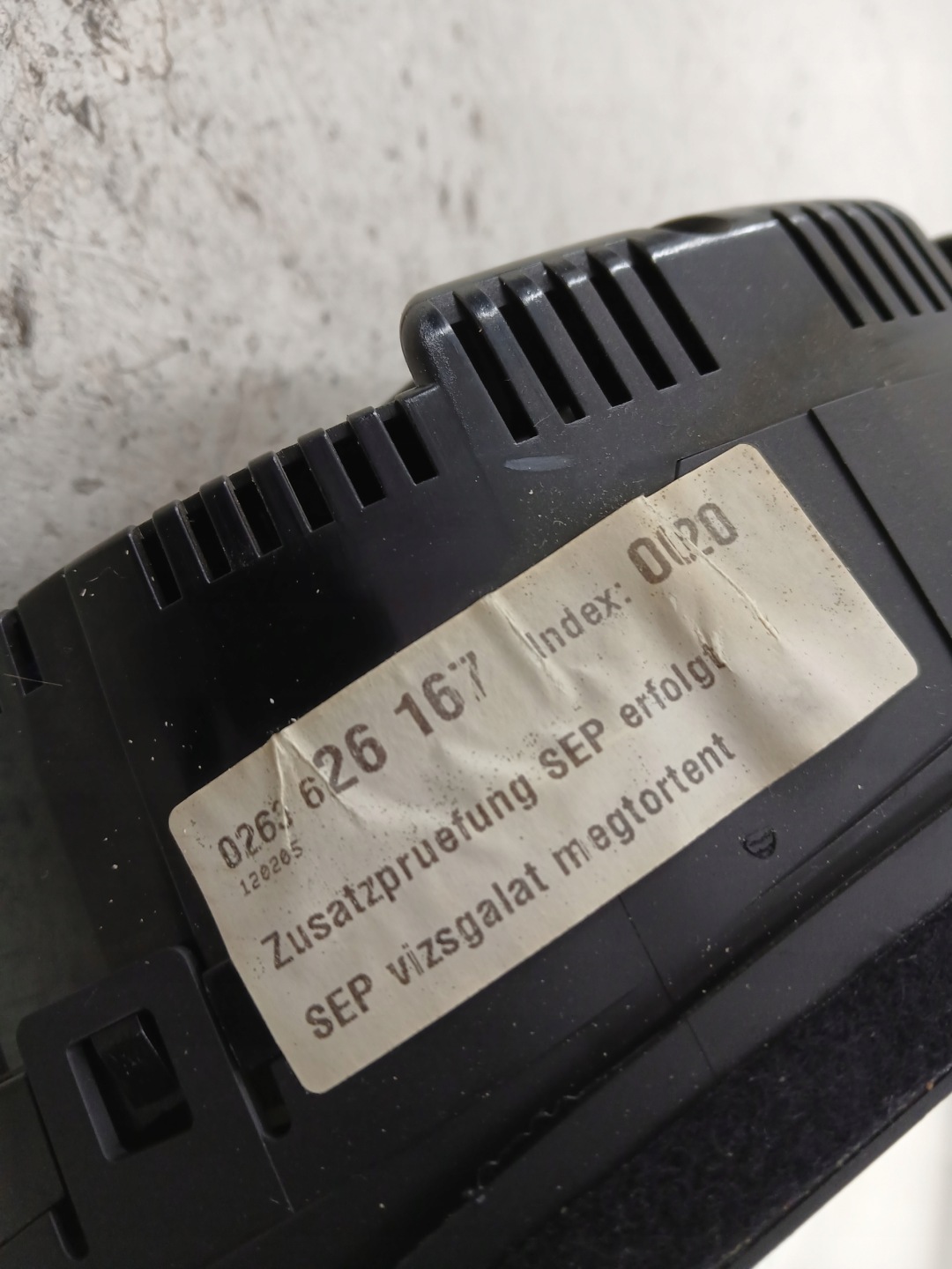 AUDI A4 B7 1.9 TDI dials dials 0263626167