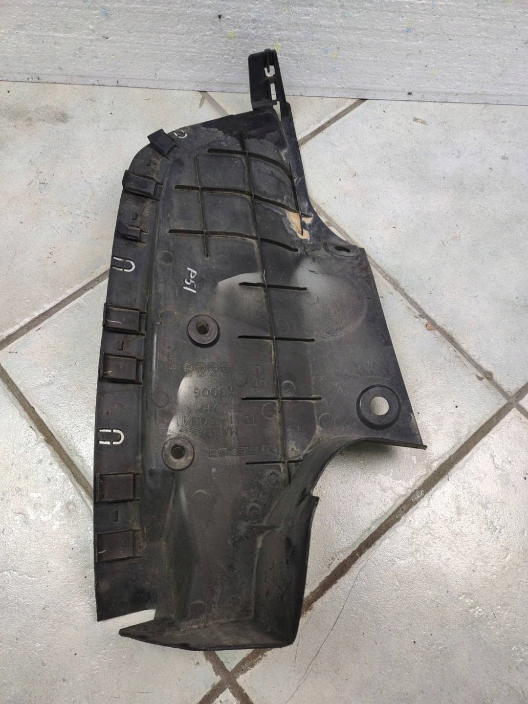 mudguard rear part right side Mazda CX-9 facelift 2010 TD11-50341