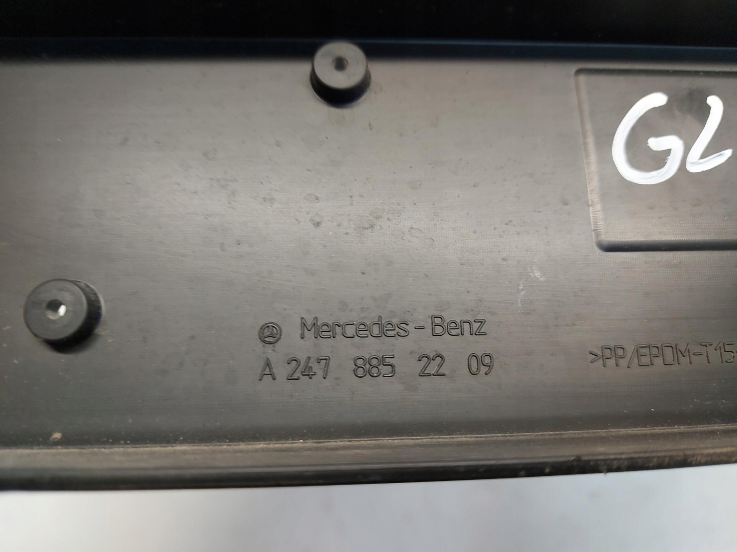 Mercedes GLA 200 II H247 W247 2023r frame below TABLICE A2478852209