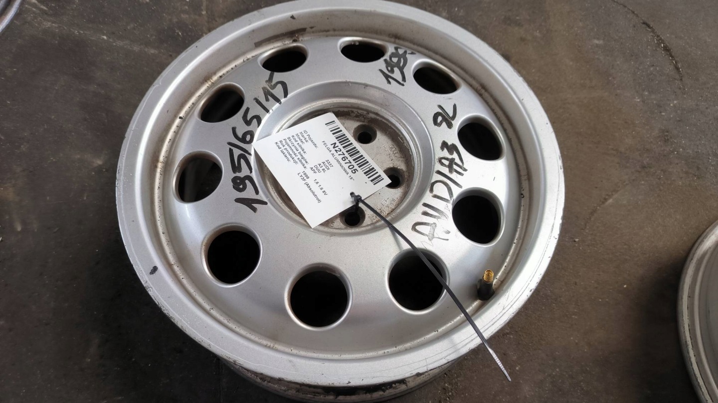 disk hliníkový 15'' 5X100 8L0601025E AUDI A3 8L
