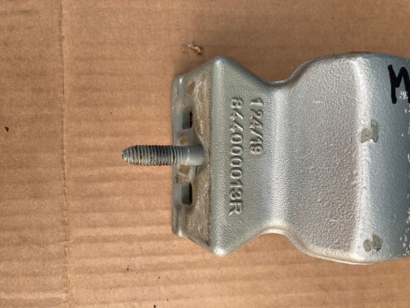 MASTER 4 MOVANO C 18- hinge door rear part Srebrny