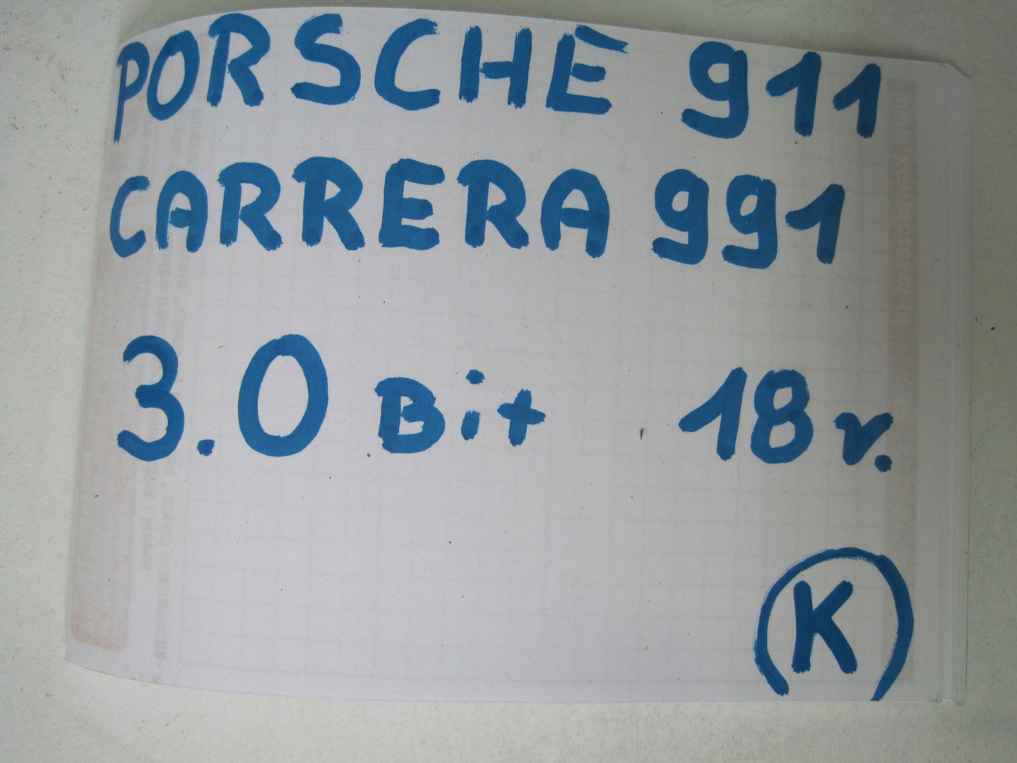 pipe oil PORSCHE CARRERA 991 911 3,0BIT 9A211006500