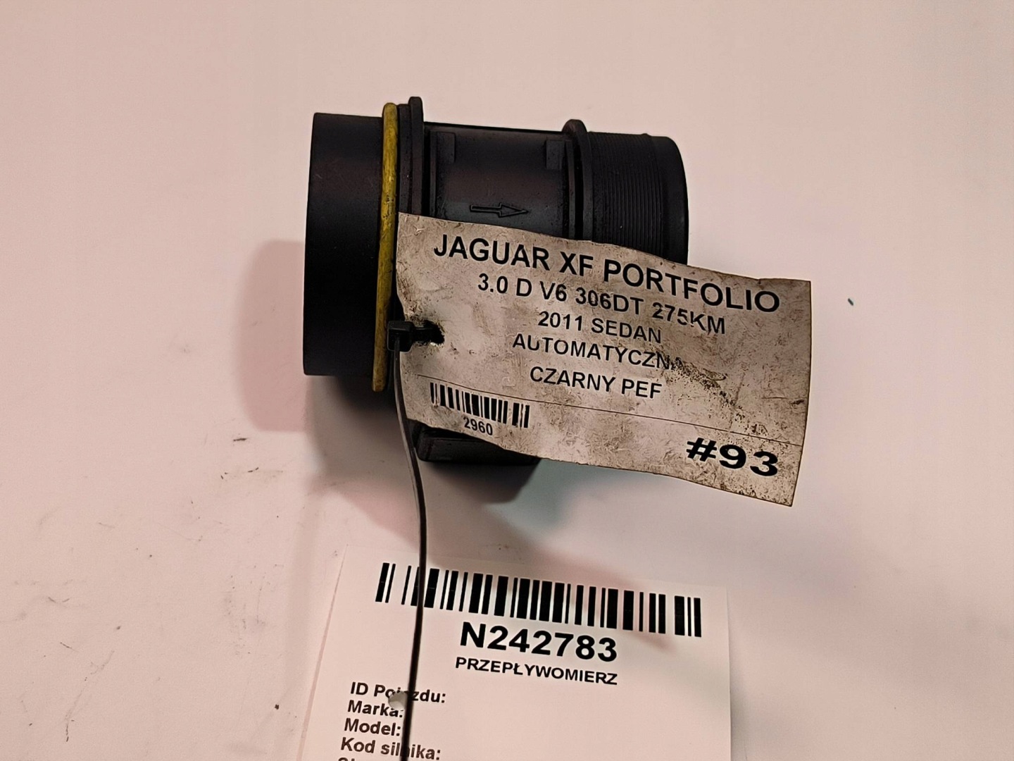 flow meter 4R80-12B579-AC JAGUAR XF