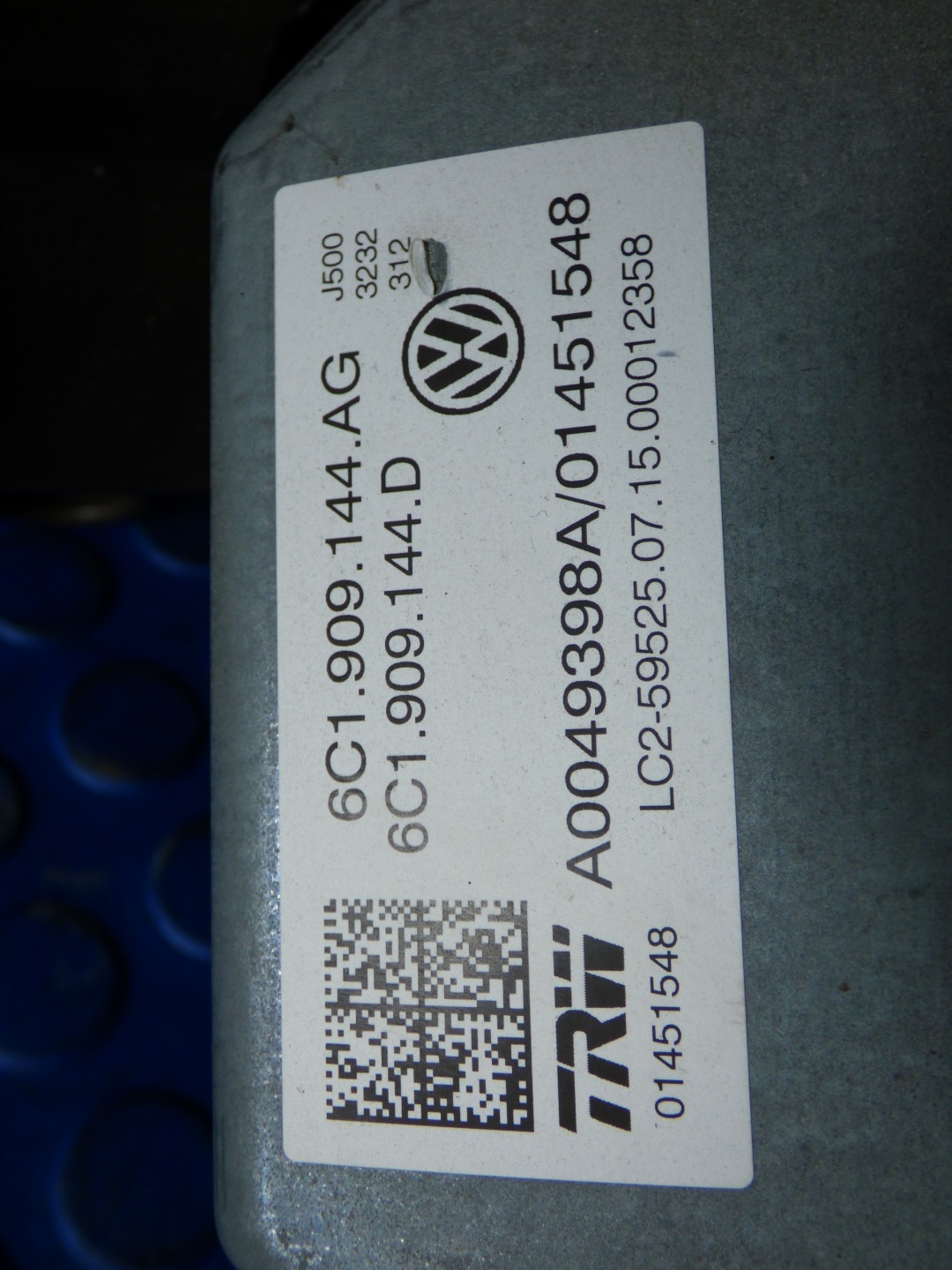 steering wheel rod EUROPA SKODA FABIA III
