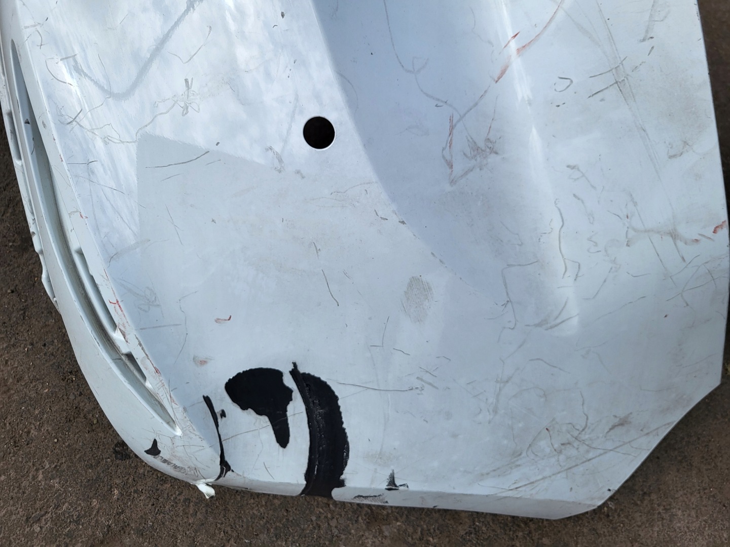 Stoßstange hinten heck Abschleppöse VW GOLF VII 7 5G HB OE