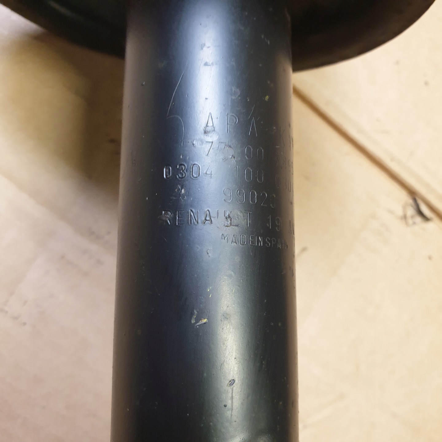 shock absorber spring MCPERSON front RENAULT 19 OE