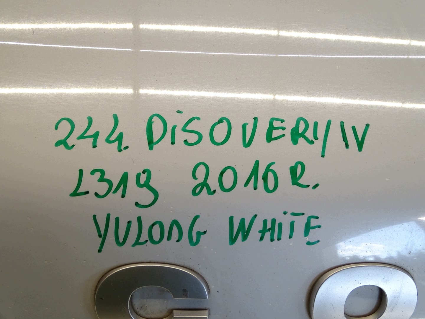 Cofano LAND ROVER DISCOVERY IV L319 YULONG WHITE