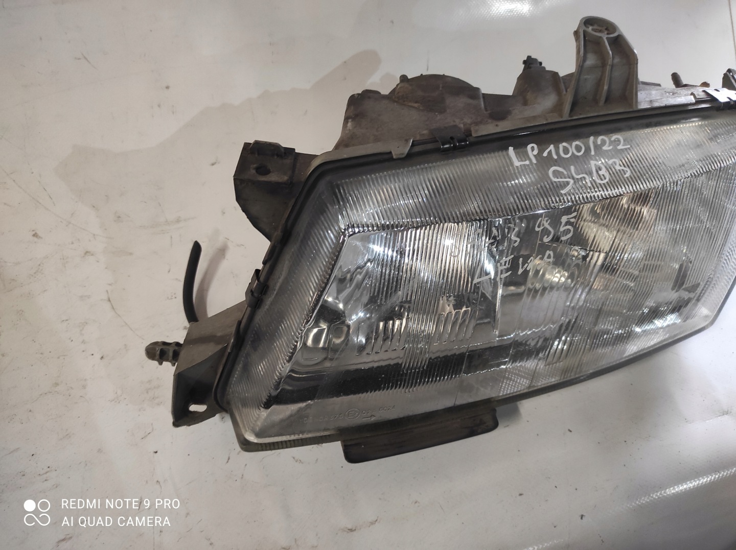 REFLEKTOR light front left front SAAB 95 9-5
