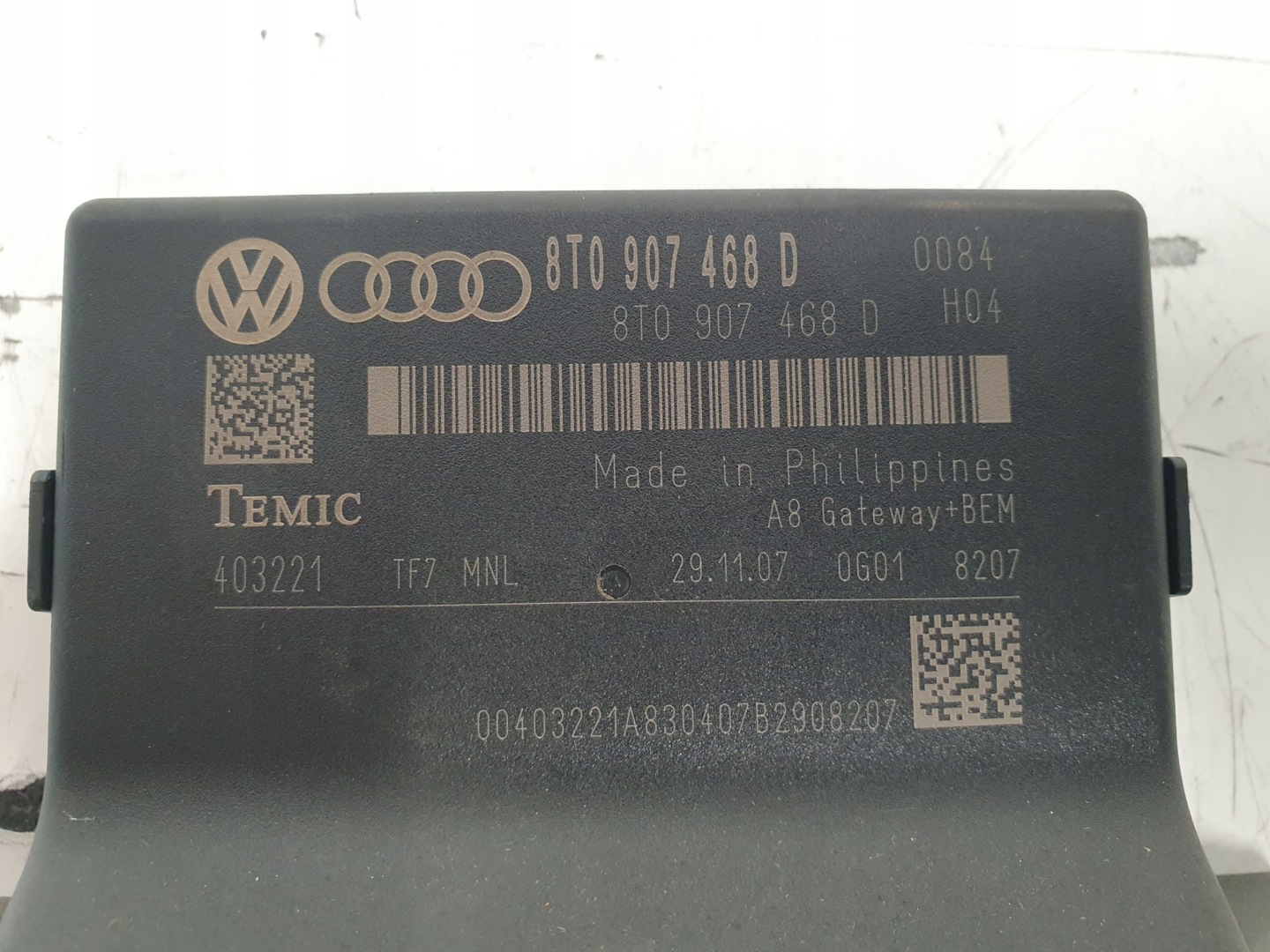 Audi A5 8T 07- 1.8 TFSI modulo Centralina komfortu Gateway BEM