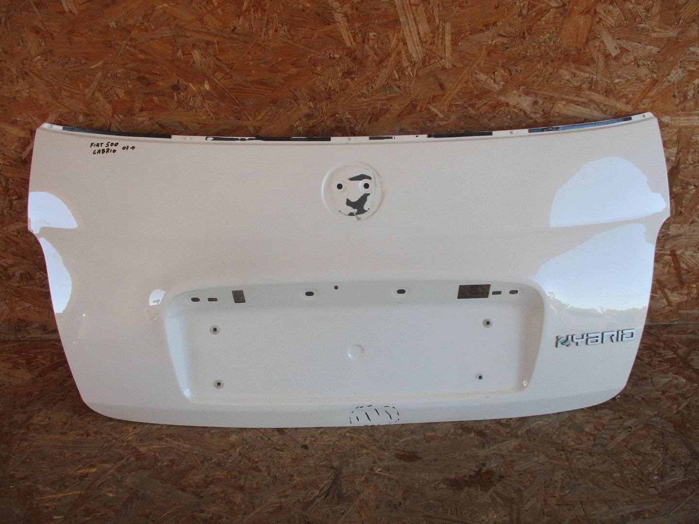boot door rear FIAT 500 CABRIO