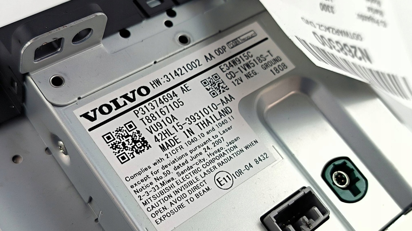ODTWARZACZ DVD 31374694AE VOLVO V60 II