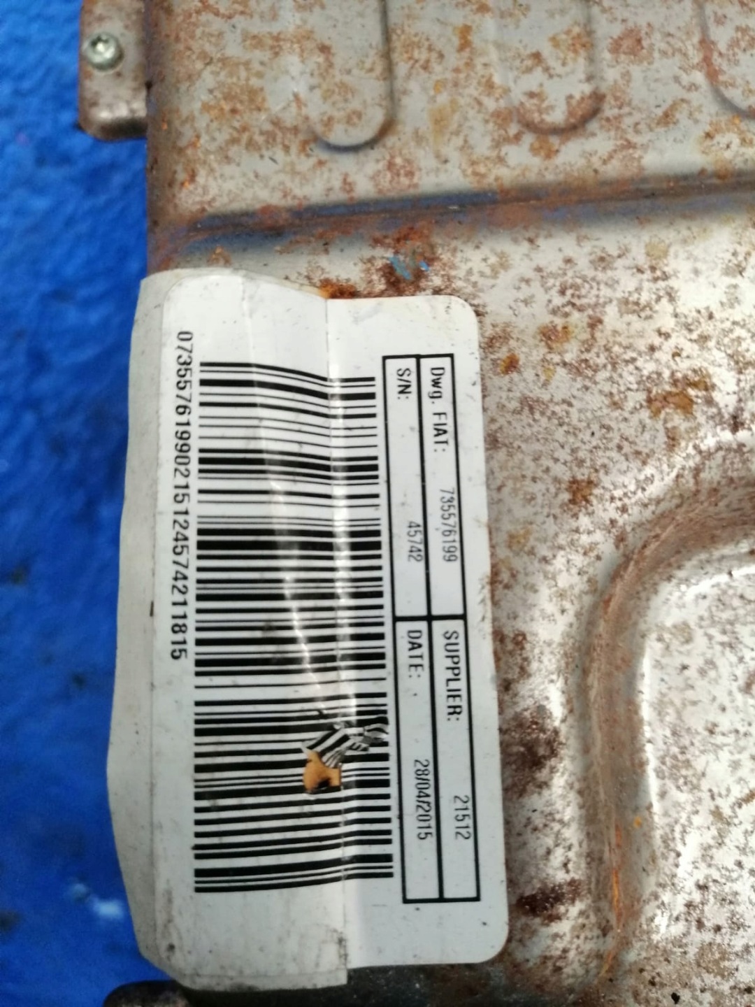 FIAT PANDA control electrics 2816037210b